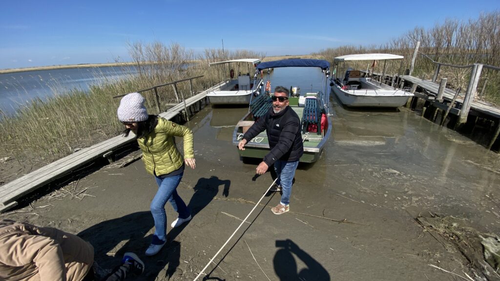 Escursione all'isola dei gabbiani sul delta del po